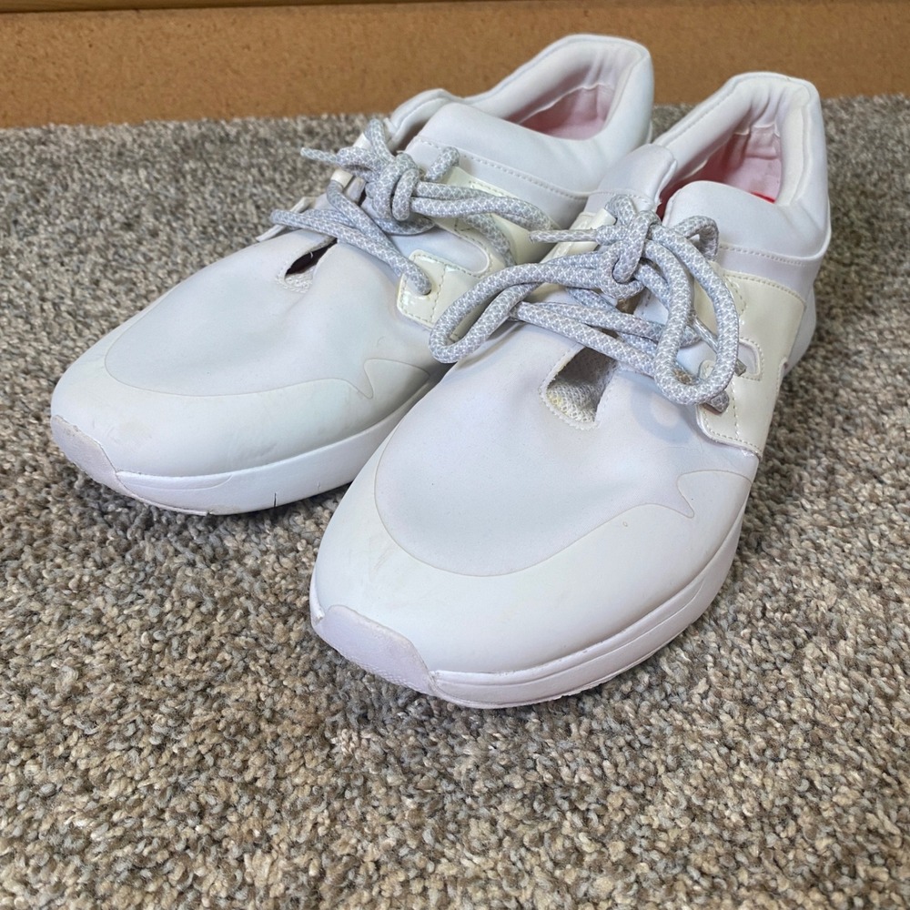 FitFlop Vitamin FF White Sports Sneakers Trainers Womens US 11 X78-194